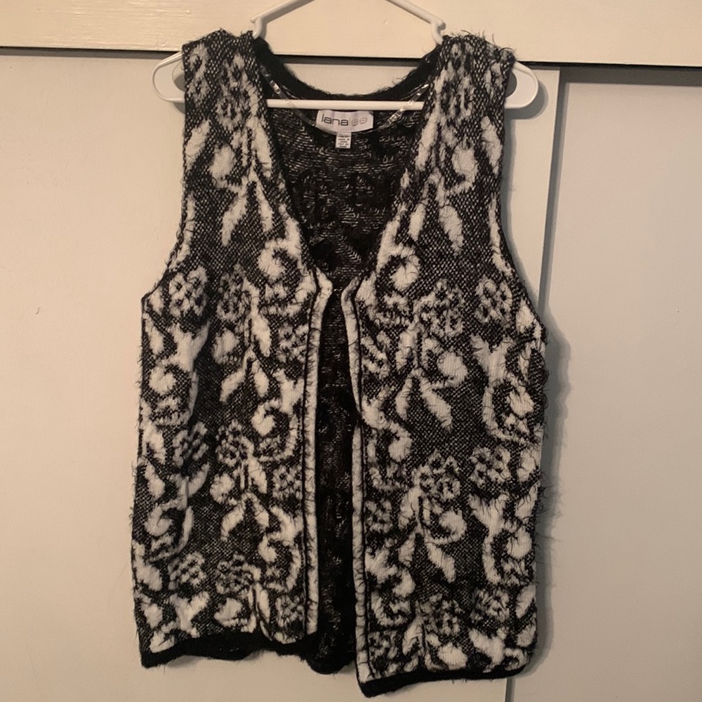 Black and White Vest